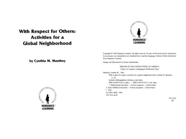 With Respect for Others Activities for a Global Neighborhood Look Inside Photo