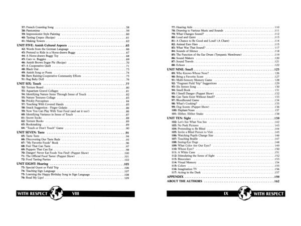 With Respect for Others Activities for a Global Neighborhood Table of Contents Look Inside Photo