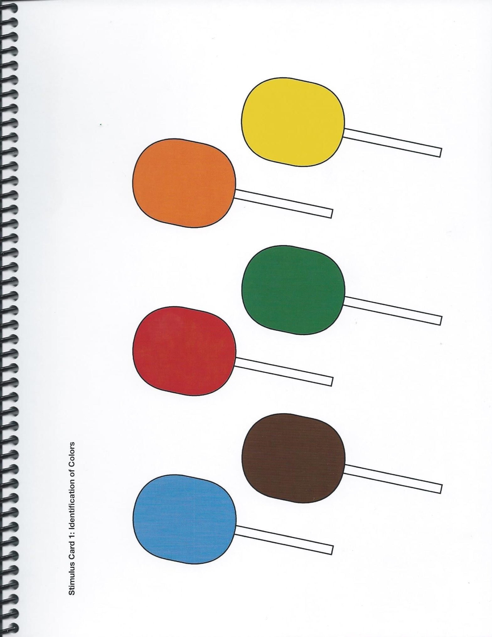 Stimulus Cards for The Lollipop Test School Readiness Screening